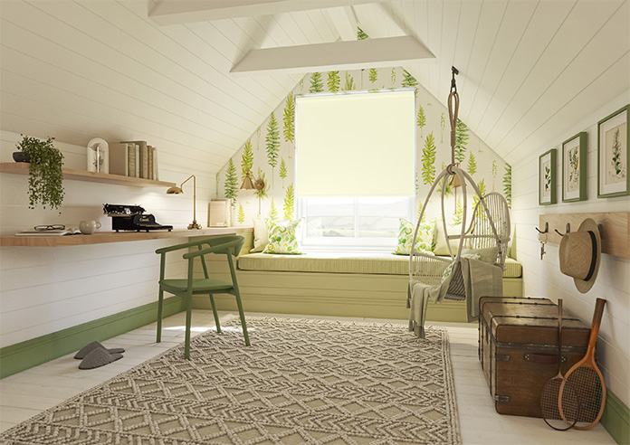 Trapani (Blackout), Cream - Twist&Fit Roller Blind - Image 7
